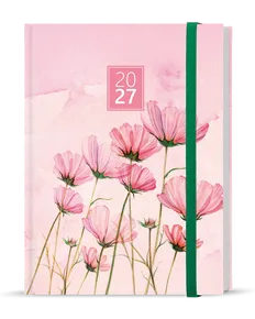 Täglicher Terminkalender - Adam - Lamino - B6 - Rosa
